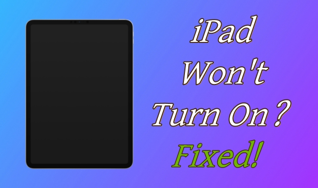 iPad Won't Turn On? 7 Best Solutions! - What To Do If Ipad Won't Turn On