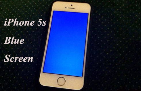 fix iphone 5s blue screen