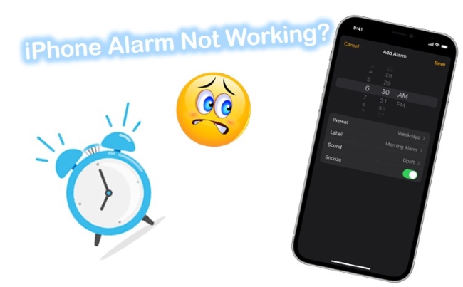 fix alarm iphone not working