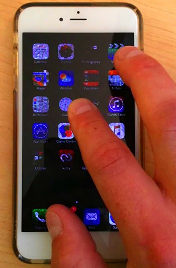 phone display backlight not working