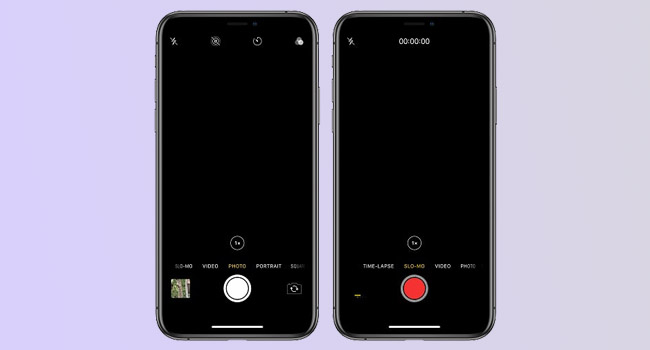 iphone camera black screen