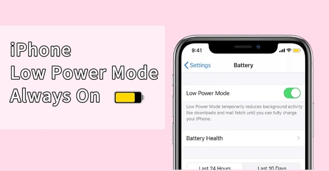 iphone low power mode always on