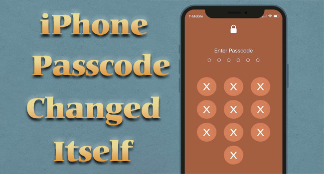 iphone passcode changed itself