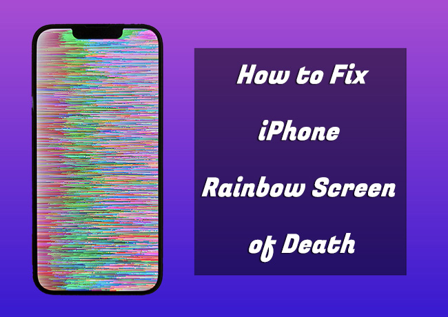 Rainbow Screen When Charging Note 8 5 Fixes to iPhone Rainbow Screen of Death