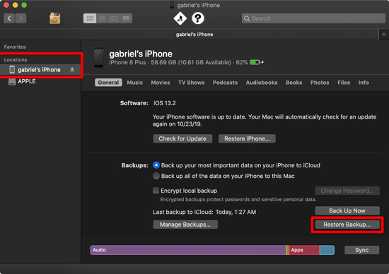 recover deleted text messages with itunes backup