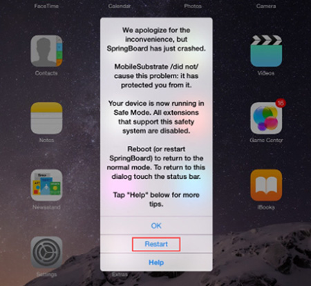 safe mode on iphone