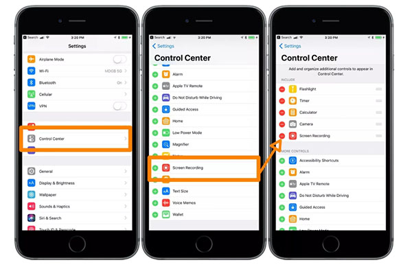 screen record on iphone