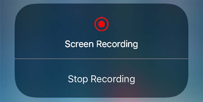 iphone screen recording not working