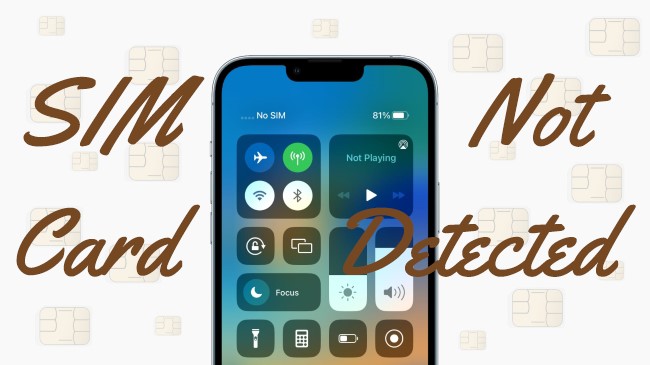 iphone sim card not detected