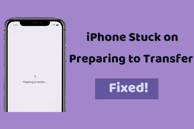 iphone stuck on preparing to transfer