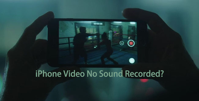 iphone video no sound recorded