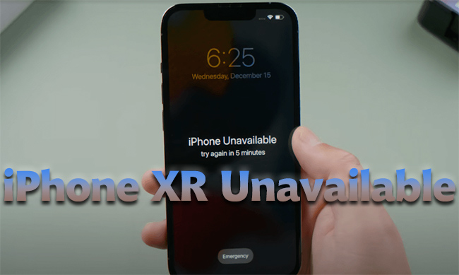 iphone xr unavailable
