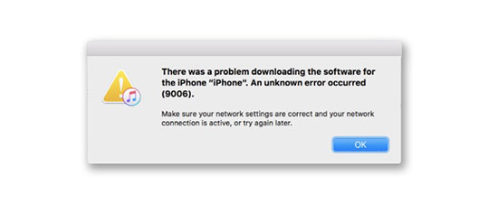 itunes error 9006