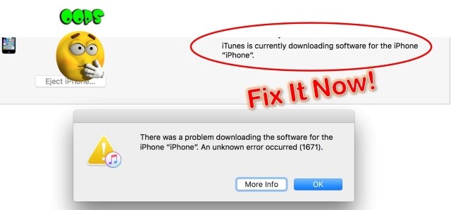 itunes is currently dowanloading software for the iphone