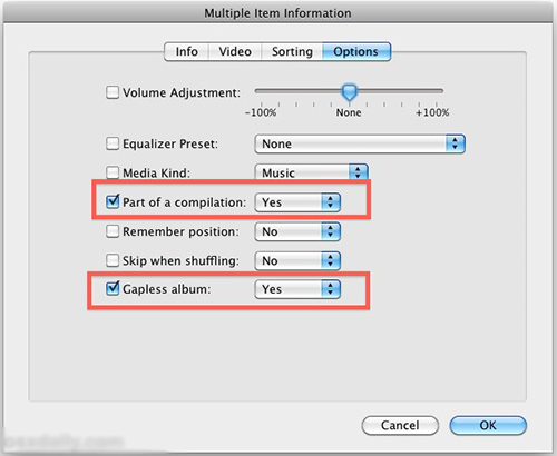 itunes mac combine audio files
