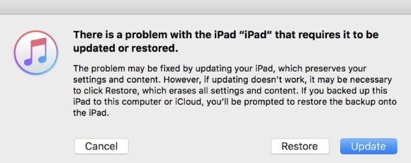 itunes recovery mode ipad