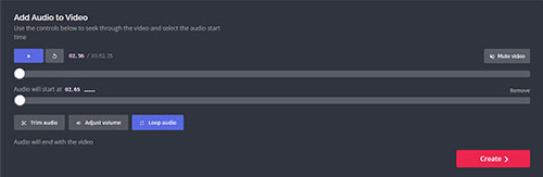 kapwing add audio to quicktime movie