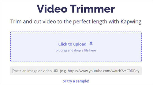 trim mp4 with kapwing