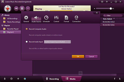leawo music recorder
