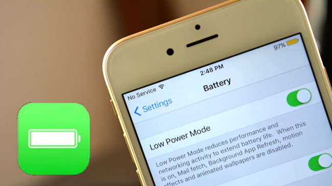 turn off low power mode on iphone