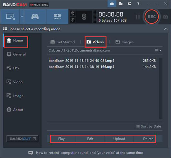 how to change what bandicam is recording how to change what bandicam is recording