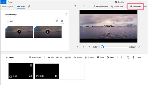 join mp4 files windows 10 photos app
