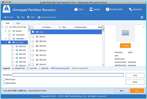 minitool mac data recovery