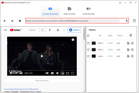 minitool utube downloader