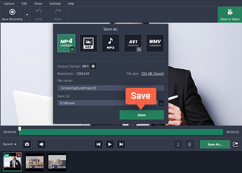 movavi screen recorder