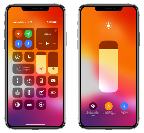 How to Activate Night Shift from Control Center in iOS 11