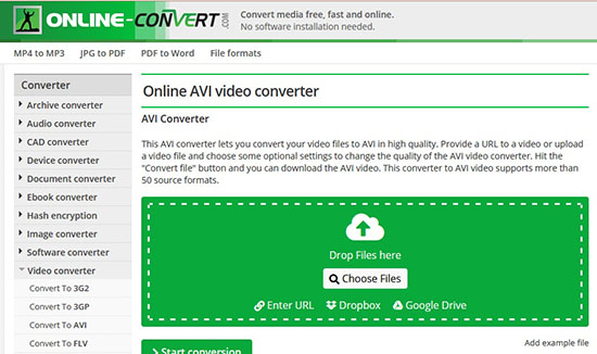 Online Converter - Convert Video, Audio, Image, PDF - free