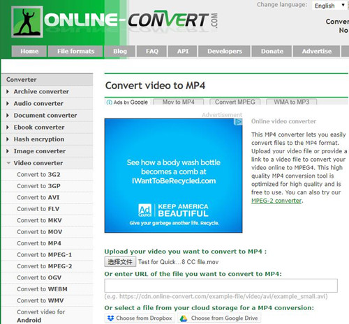 free avi video converter online