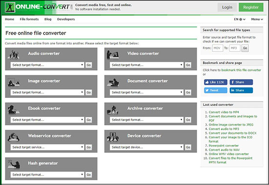 online converter