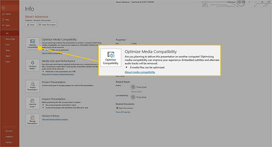 optimize media compatibility