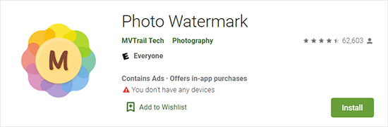 photo watermark