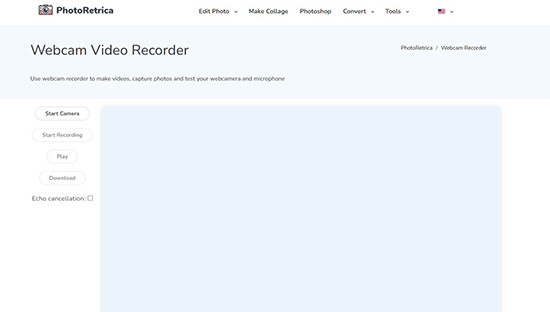 photoretrica webcam recorder
