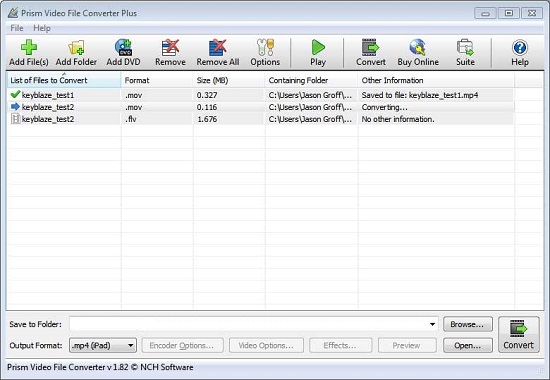 prism video converter