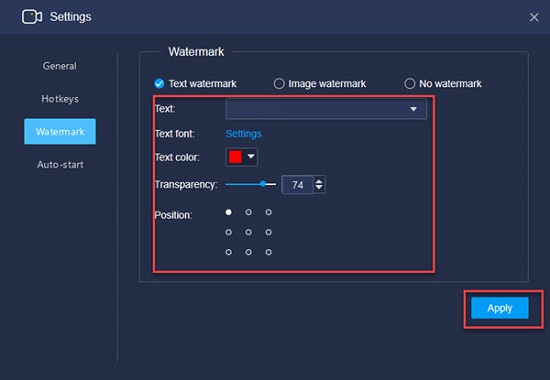 add watermark with recmaster