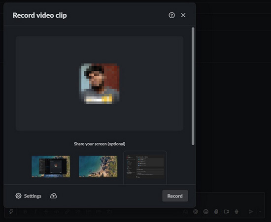 record slack video call desktop