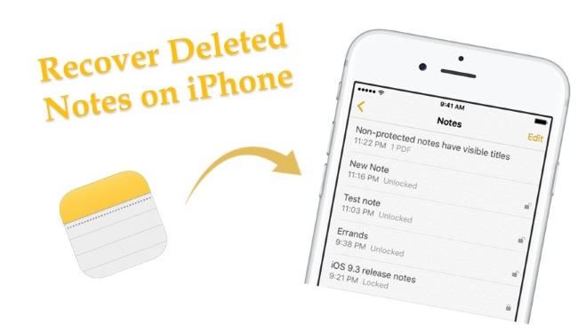 how to recover deleted notes on iphone