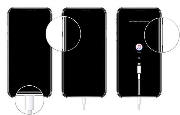 recovery mode iphone 8 and later