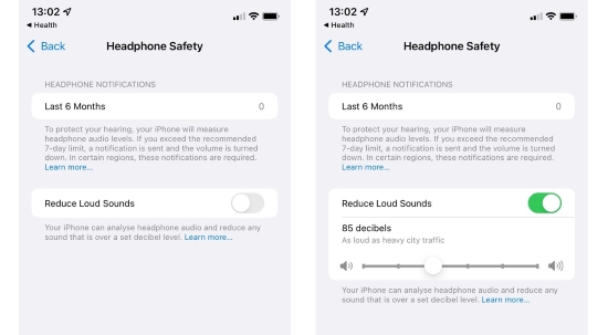 reduce loud sounds