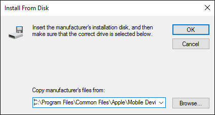 reinstall apple windows driver