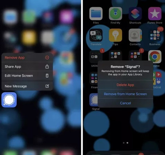 reinstall signal app