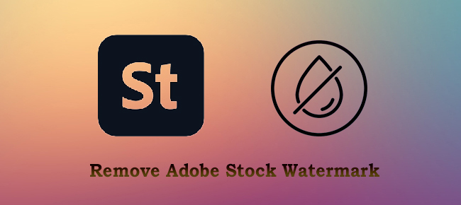 remove adobe stock watermark
