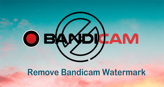 how to remove bandicam watermark