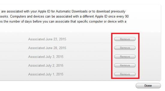 separate iphone from apple id by using itunes