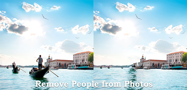 remove people from photos
