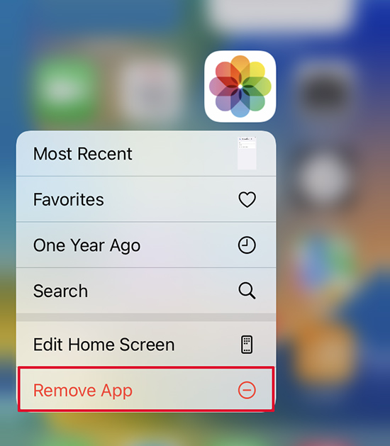 remove app