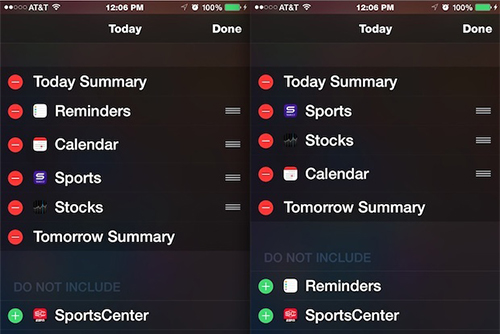 remove reminders from widgets notification